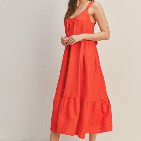 Zoe Back Tie Maxi Dress - Picture 5 of 8